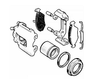 Другие детали тормозной системы: Рем комплекты на Суппорта большой выбор на Японское авто цену и — 16