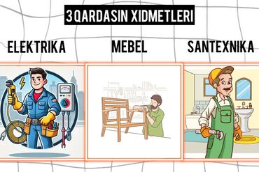 Peyk antenalarının quraşdırılması: Mebel yığılması (Yumşaq mebeldən başqa hər şey) Biz sizin üçün mətbəx