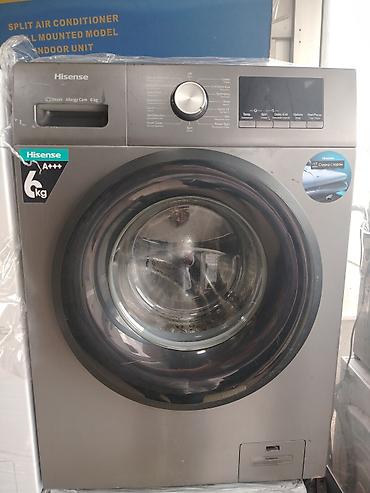 Стиральные машины: Hisense paltaryuyan maşın – buxarlı yuma, 6 kq - Tutum: 6 kq - Enerji — 1