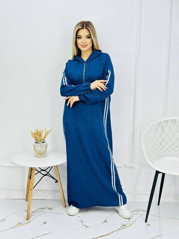 штапельный узбекские платья из штапеля: Повседневное платье, Made in KG, Лето, Длинная модель, 2XL (EU 44), 4XL (EU 48)