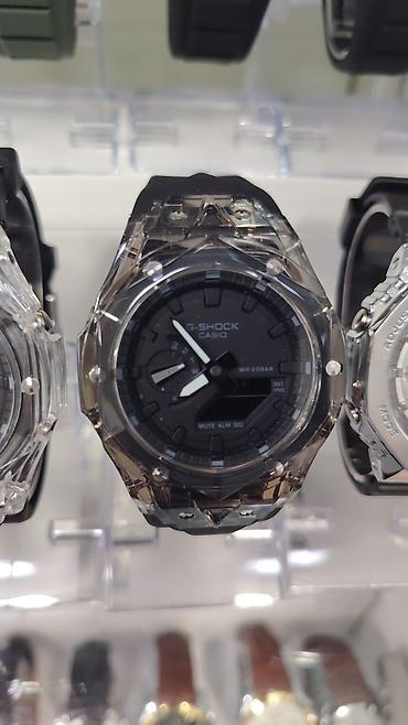 qol saati casio: CASIO G‑SHOCK saatları – GA‑2100/CasiOak seriyası Məhsul təsviri: - — 4