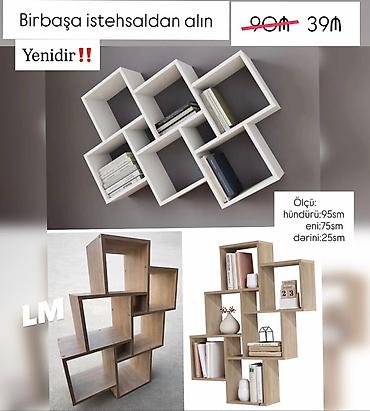 rəfi: Modul kitab rəfi – birbaşa istehsaldan. - Dizayn: pilləli-çəngəlli — 1