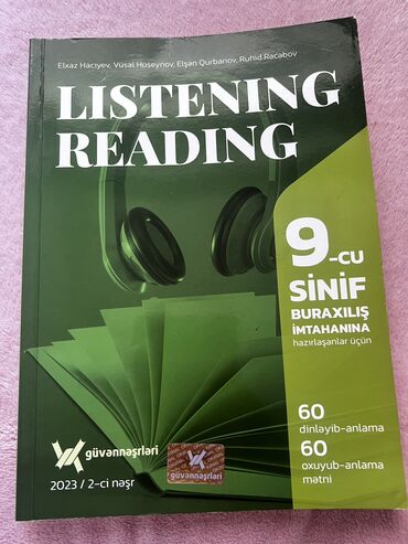 mektebe hazirlasiriq kitabi: 9 ci sinif buraxilis imtahanina hazirlasmaq ucun listennin reading