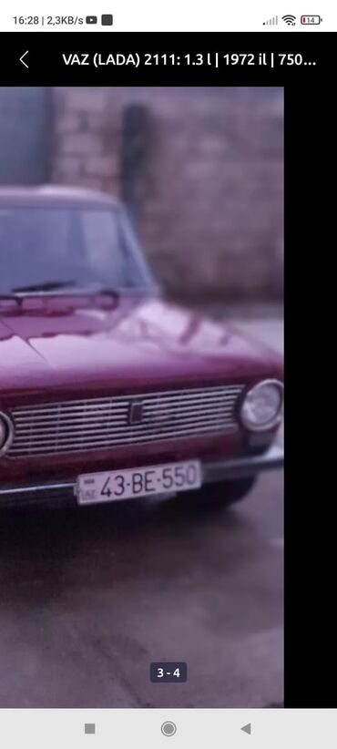 arxa most: VAZ (LADA) 2101: 1.3 l | 1972 il | 250000 km Sedan