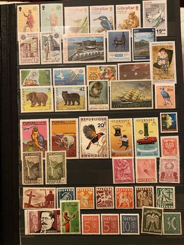 Markalar: Tək tək markalar 1 manat, bloklar 6 manat — 5