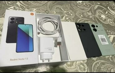 Xiaomi, Redmi Note 13, Новый, 128 ГБ, цвет - Зеленый, 2 SIM