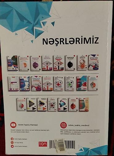 50 qepik satılır: Riyaziyyat MHM 9 - 5 AZN Azərbaycan dili 20 SINAQ 9 - 3 AZN İngilis — 2