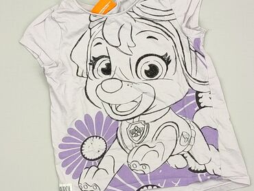 liliowy sweterek: Koszulka, Nickelodeon, 8 lat, 122-128 cm, stan - Zadowalający