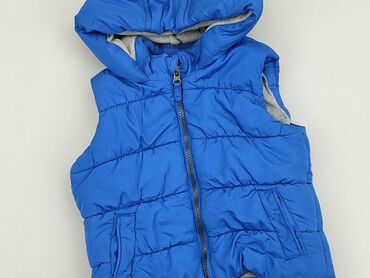 kurtka puffer z imitacji skóry: Vest, 2-3 years, 92-98 cm, condition - Good