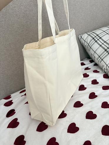 amina: Две новых бежевых сумки (шоппера) 35 на 45 см. Заказали и не — 3