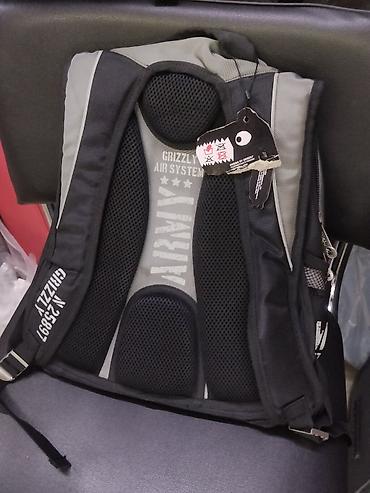 kipling monkey: Рюкзак Grizzly, серия Army N25897 - Цвет: черный/серый, тематический — 2
