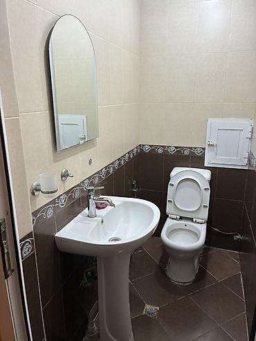 unitaz üstü: Sanitar qovşağı üçün komplekt interyer təqdim olunur. Dəstdə ayaqlı — 1