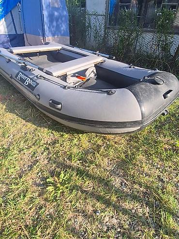Охота и рыбалка: Надувная лодка RiverBoats с мотором Tohatsu, 18 л.с (Япония) Лодка — 1