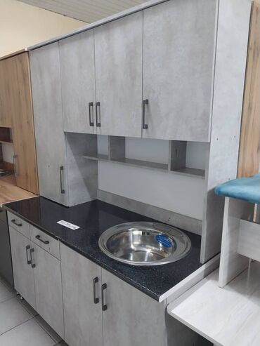 Кухонные гарнитуры: Кухонный гарнитур, Новый, цвет - Белый, ДСП, Платная доставка, Самовывоз — 29