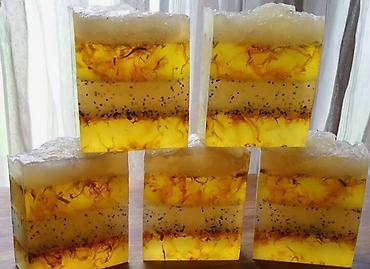 Уход за телом: Натуральное мыло - Состав: растительные масла (оливковое/кокосовое/ши — 9