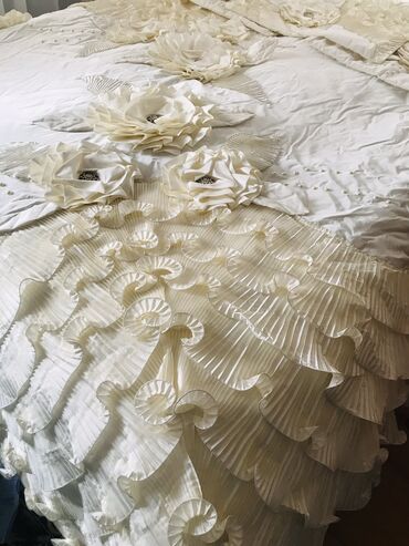 Örtüklər: Yataq üçün rəng - Bej Yataq örtüyü — 7