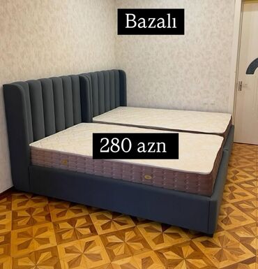 Çarpayılar: Yeni, İkinəfərlik çarpayı, Bazasız, Matras ilə, Siyirməsiz, Azərbaycan — 12