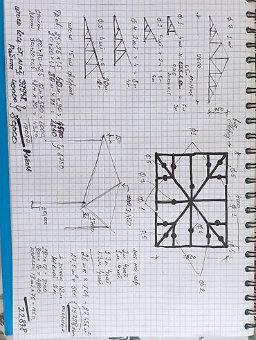 Сварка: Навес жазайбыз каркас (металл)только Россия покрытие профнастил Жана — 24