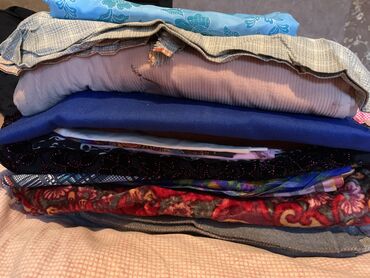 Аксессуары для шитья: Ткани разного размера, шёлк, фланель и тд