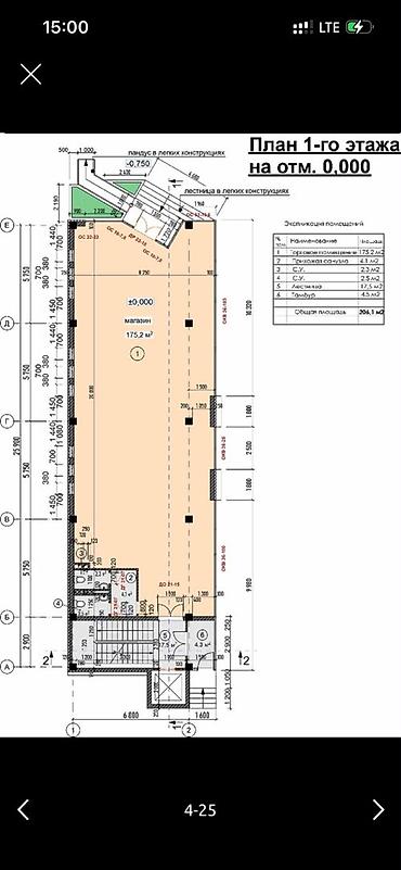 карадарья: Сдаю Офис целиком: 220 м², В административном здании, С ремонтом, С парковкой — 5