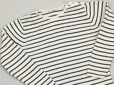 bluzka w bialo czarne paski: Bluzka, 10 lat, 134-140 cm, stan - Dobry