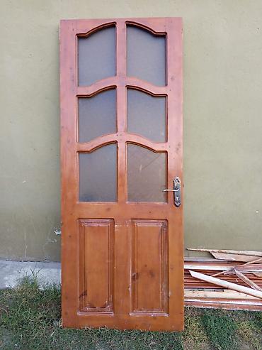 plastic qapi: Taxta daxil qapı - Material: təbii taxta (laklı səth), klassik — 1