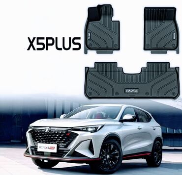 на панель в машину: Родные Резиновые Полики Для салона Changan, цвет - Черный, Новый, Самовывоз, Бесплатная доставка, Платная доставка