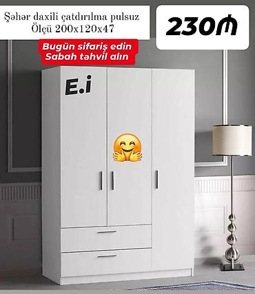 зеркало с подсветкой: Dolab yeni qarderob paltar dolabı güzgüsüdür — 1