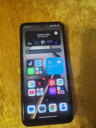где можно взять ноутбук в рассрочку: Redmi, Redmi Note 12, Колдонулган, 128 ГБ, түсү - Кара, 2 SIM