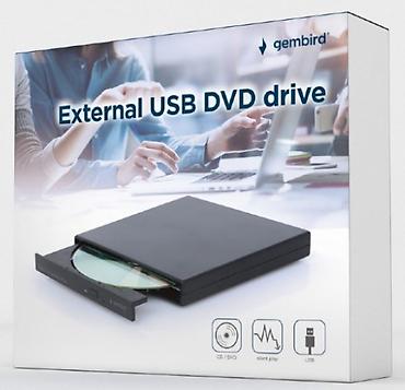 nintendo 3ds srbija: Eksterni CD / DVD citac / rezac Gembird, USB, crni NOVO U ORIGINALNOM — 1