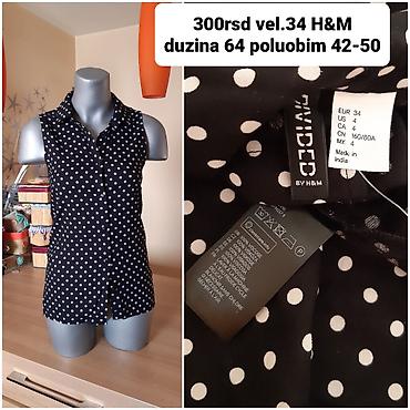 spandex elastin: H&M DIVIDED bezrukavni košulja-top na tufne - Model: bez rukava — 1