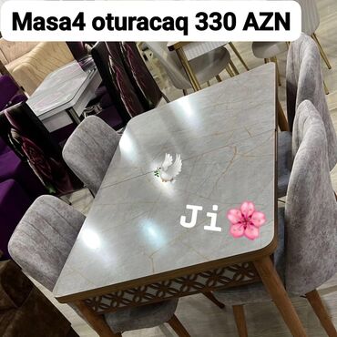 Masa və oturacaq dəstləri: Masa desti yeni