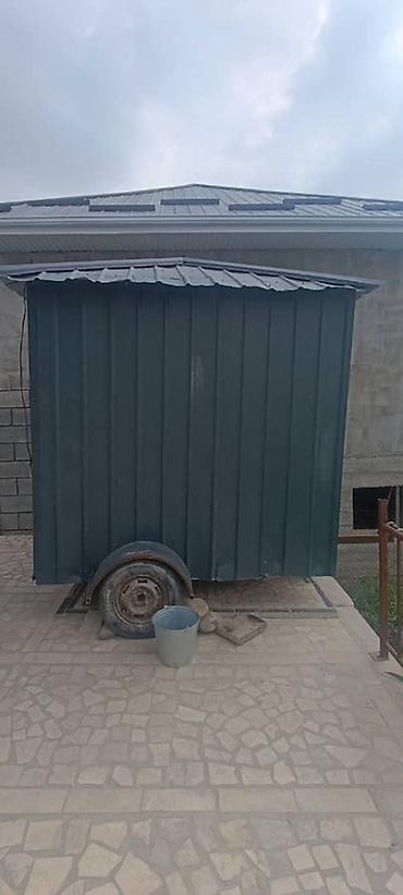 3 room flat: Передвижной металлический киоск/будка на прицепном шасси — 2
