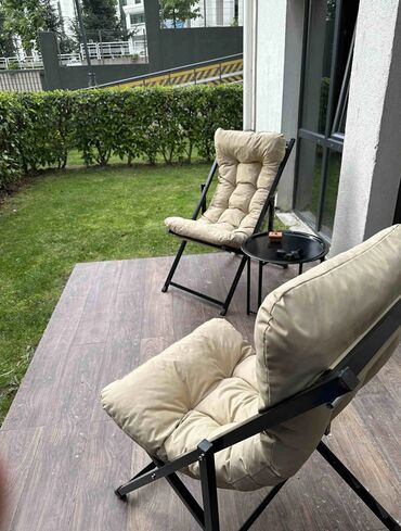 Bağ divan və kreslo dəstləri: Şezlonq. Bağ, balkon üçün şezlonq dəsti. Qiyməti - 1 ədəd şezlonq — 15