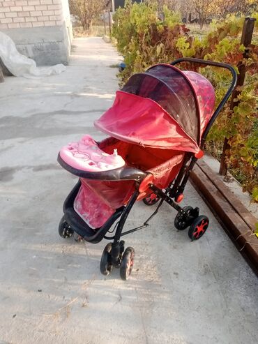детские коляски капелла: Коляска, цвет - Розовый, Б/у