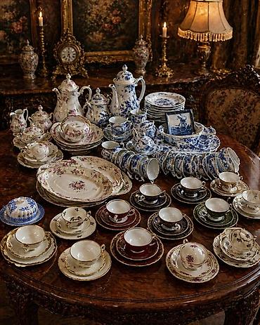 caynı: Çay dəsti, Farfor — 1