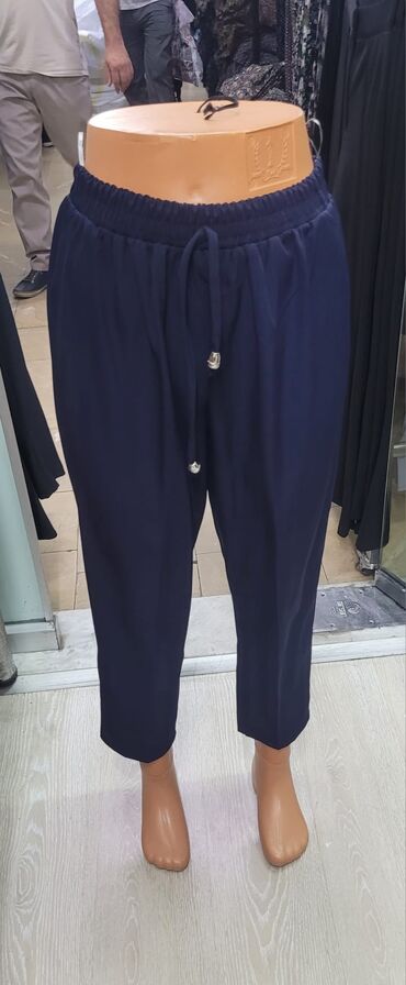 Qadın şalvarları: Qadın şalvari - Model: Qeniş kəsimli, ətək effektli şalvar (palazzo — 7