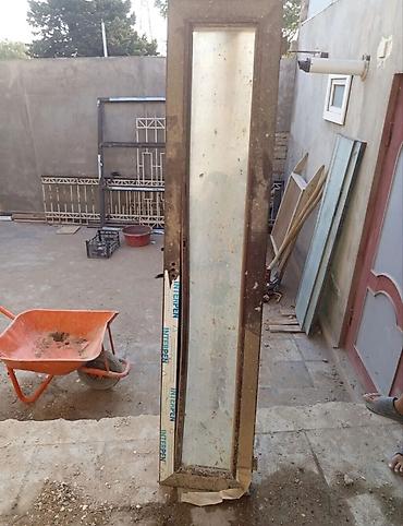 şuşə qapi: Plasdik qapi pencere desdi hamisi birlikde 100 azn — 5