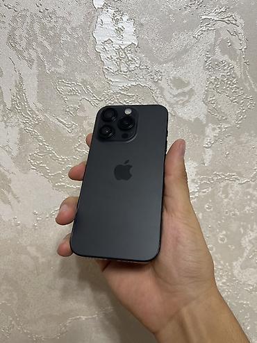 iphone 10plus: IPhone 15 Pro, Б/у, 256 ГБ, Black Titanium, 100 % — 2