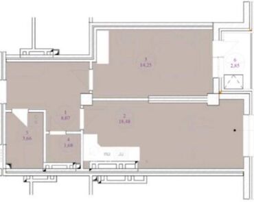 Продажа участков: 2 комнаты, 50 м², Элитка, 12 этаж, ПСО (под самоотделку)