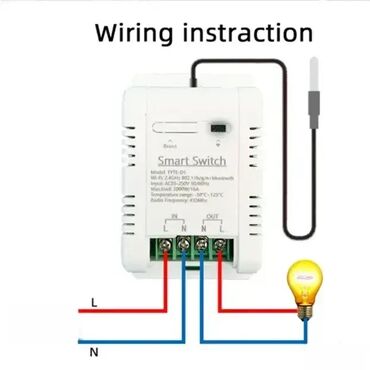 Oprema za grejanje: 16A WiFi Termostat Prekidač sa Senzorom Temperature DS18B20 🌡️📱 Ovaj — 3