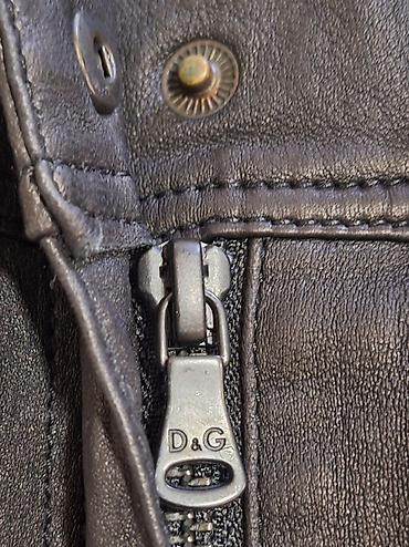 Pantalone: Ženske crne uske pantalone Dolce Gabbana sa kožnim efektom. - — 12