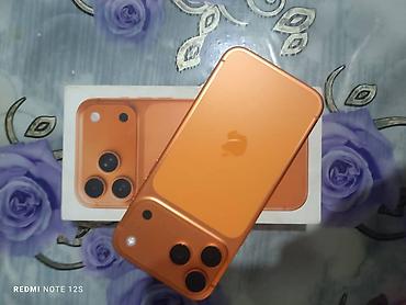 IPhone 17 Pro Max, Новый, 1 ТБ, Оранжевый, Чехол, Кабель, Коробка, 97 %