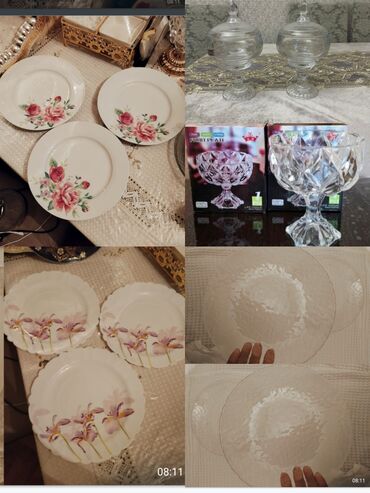 Digər dəstlər və servizlər: Mavi sürahi və stəkan dəsti - Dəst: 1 ədəd sürahi + 6 ədəd stəkan - — 11