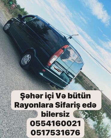 bakı gəncə avtobus qiyməti: Minivan, Bakı - Ağstafa, 8 Oturacaq