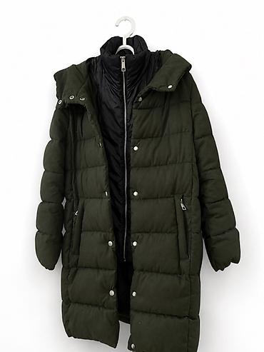 drap paltolar: Palto, Mango, S, rəng - Yaşıl — 3