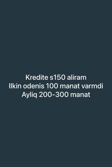 питбайк купить в баку: Kreditlə S150 alınır. - İlkin ödəniş: 100 manat - Aylıq ödəniş