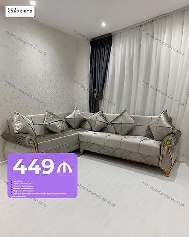 Künc divan – Konforto - Ölçülər: 280 × 200 sm - Mexanizm