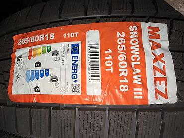 aeolus e70: Зимние шины MAXZEZ Snowclaw III - Размер: 265/60 R18 - Индекс — 1