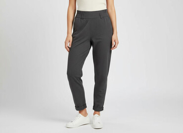 t shirty hm basic: H&M, Material trousers for women, size M